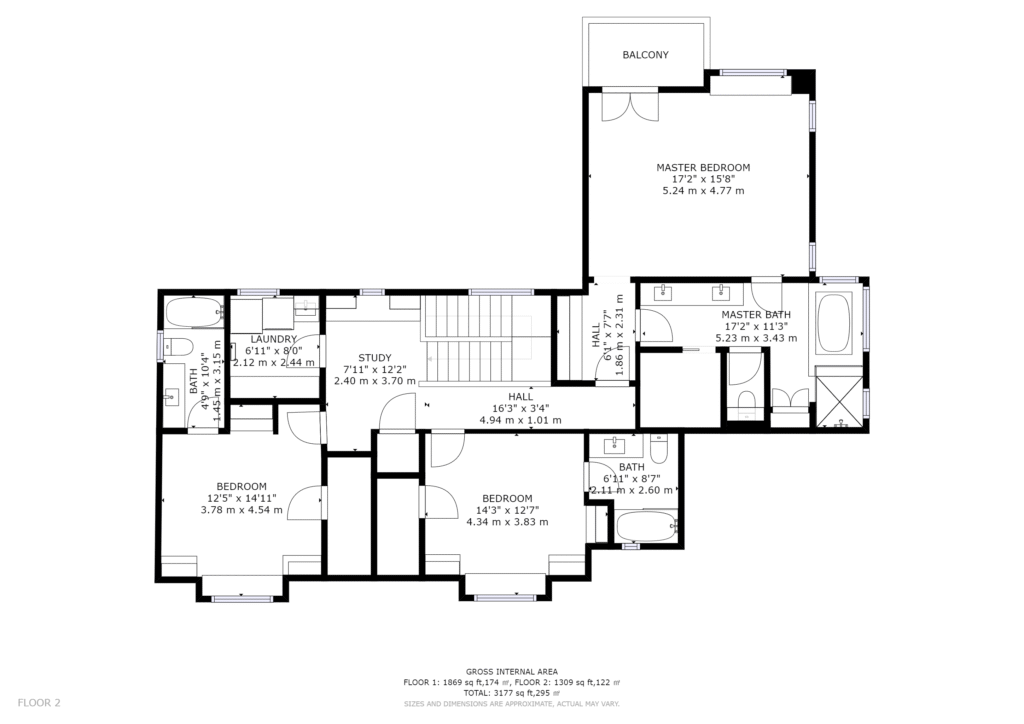 floorplansample floor2 plan 2D schématique complet
